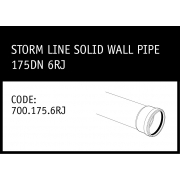 Marley Stormline Solid Wall 175DN Pipe 6RJ - 700.175.6RJ